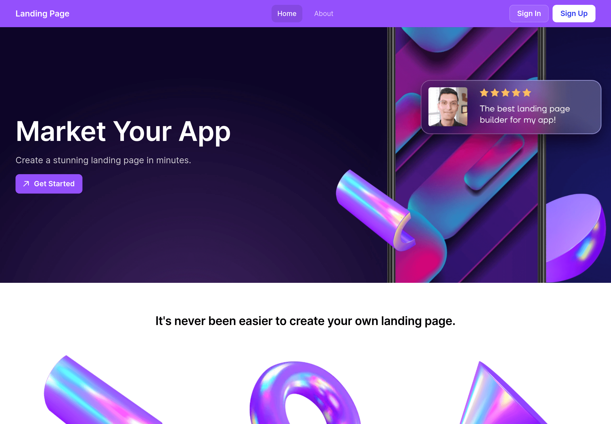 Landing Page Template