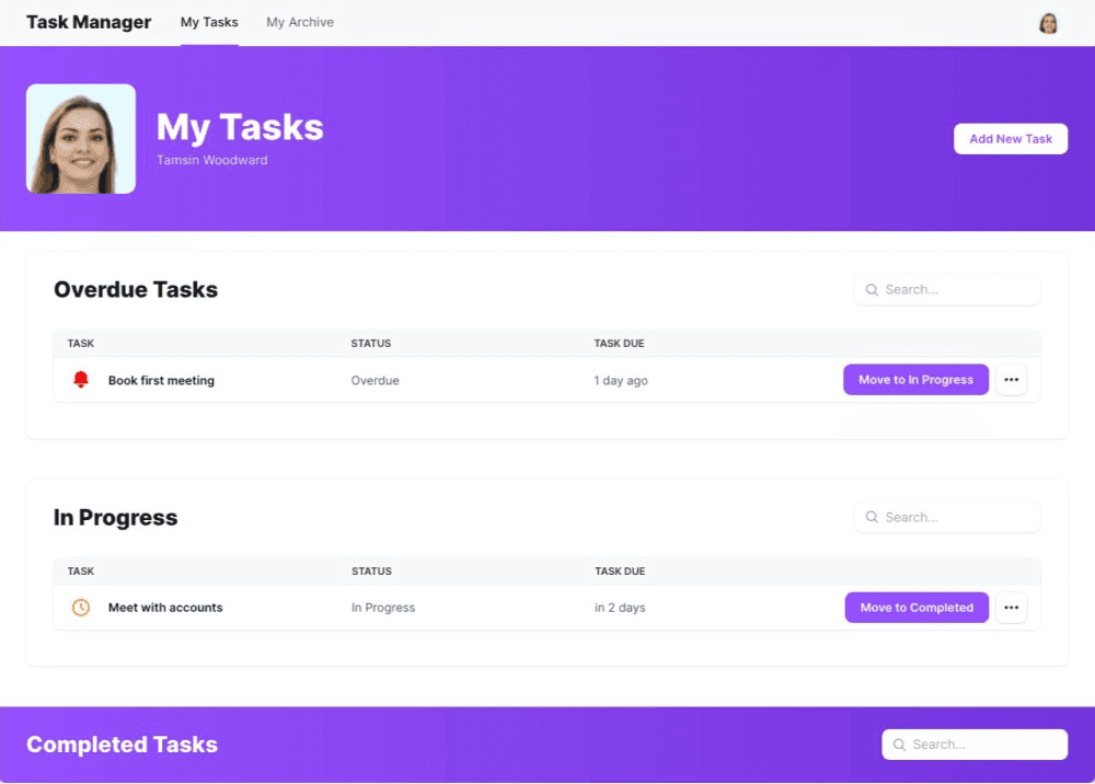 Task Manager Template